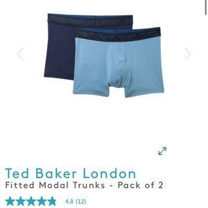 Ted Baker- Trunks- Premium Soft Modal- 2 Pack